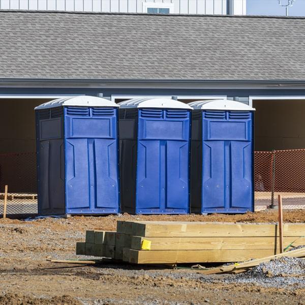 job site porta potties services our portable toilets on job sites once a week, but can also provide additional servicing if needed